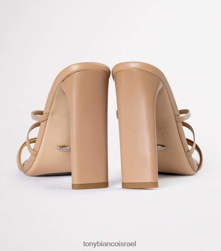 נעלי עקב בלוק | נשים קפרטו עור Tony Bianco נעלי עקב 8BNR8T343